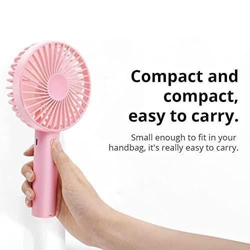 Rechargeable Handheld Mini Hand Fan Battery Operated  (Multicolor)