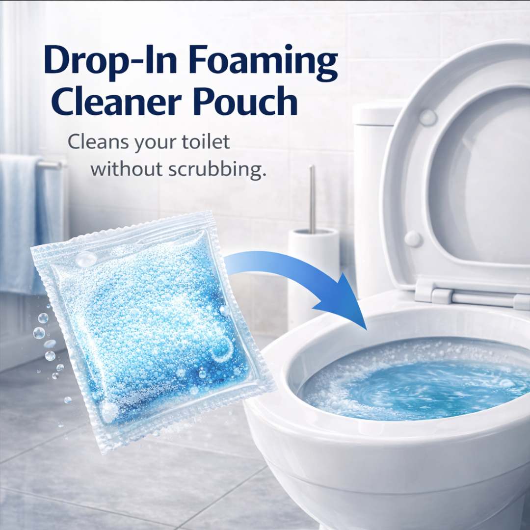 Scrubbing Bubbles Easy-Clean Foaming Pouches - The Self-Scrubbing "Drop & Flush" Solution