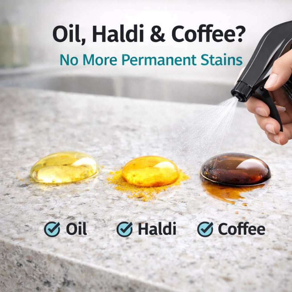 Anti-Stain Quartz Sealer – Hard Water & Oil Protection