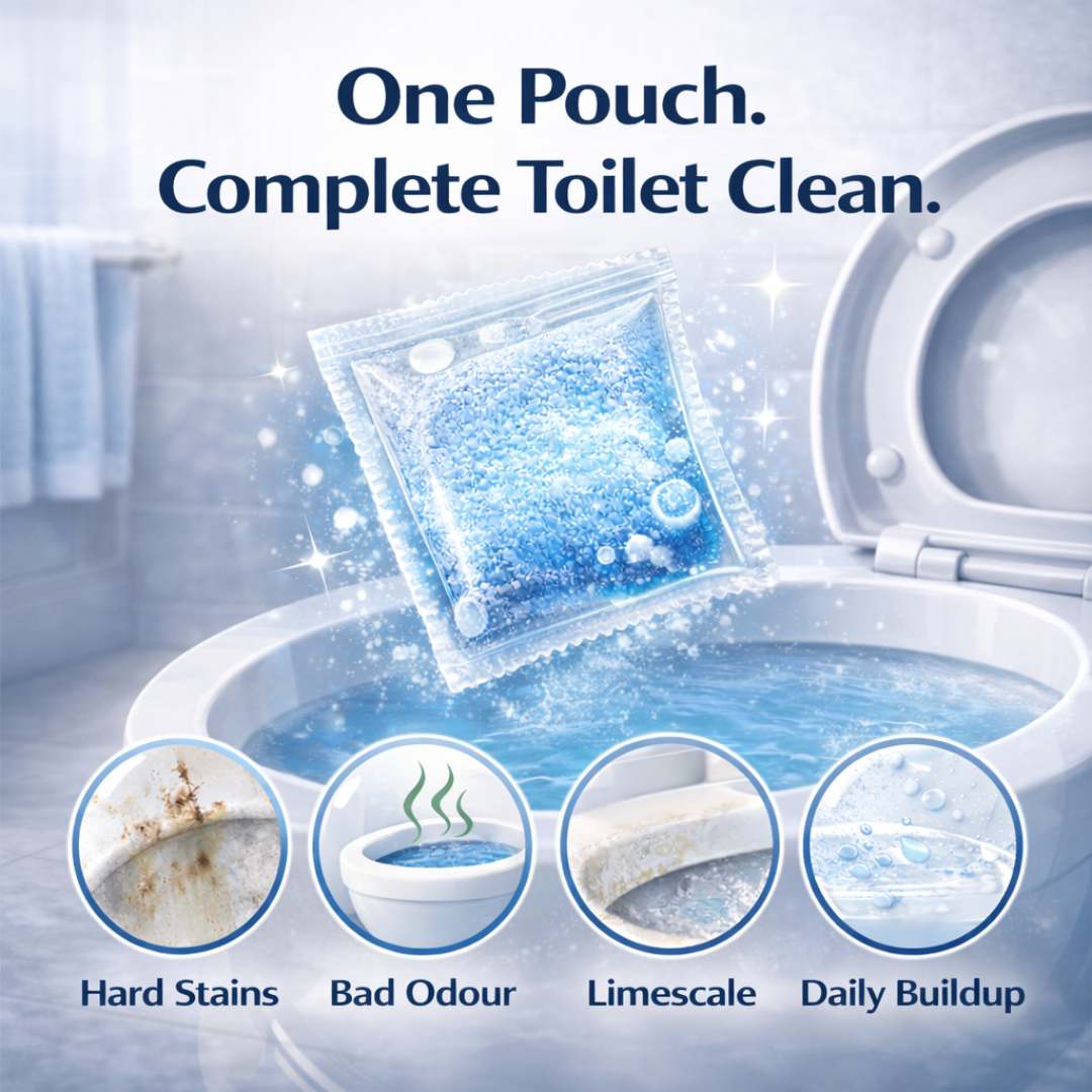 Scrubbing Bubbles Easy-Clean Foaming Pouches - The Self-Scrubbing "Drop & Flush" Solution